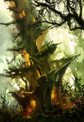 Illustration for article titled This Guild Wars 2 Art Can't Stand Still
